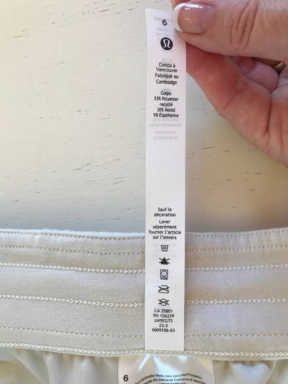 LULULEMON SOFTSTREME HIGH RISE PANT BONE NWOT - Picture 13 of 15
